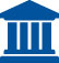 Blue house structure with four columns